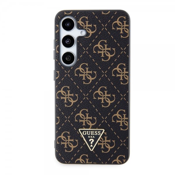 Guess Samsung Galaxy S24 4G Print Grained Svart