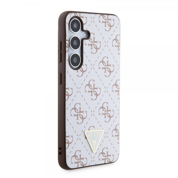 Guess Samsung Galaxy S24 4G Print Grained Hvit