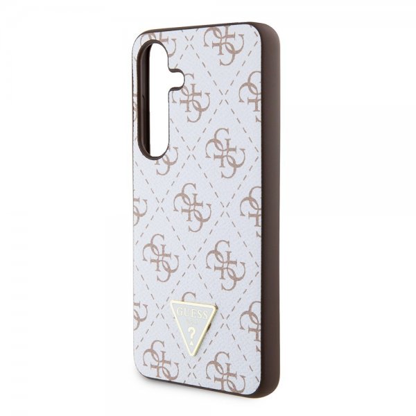 Guess Samsung Galaxy S24 4G Print Grained Hvit