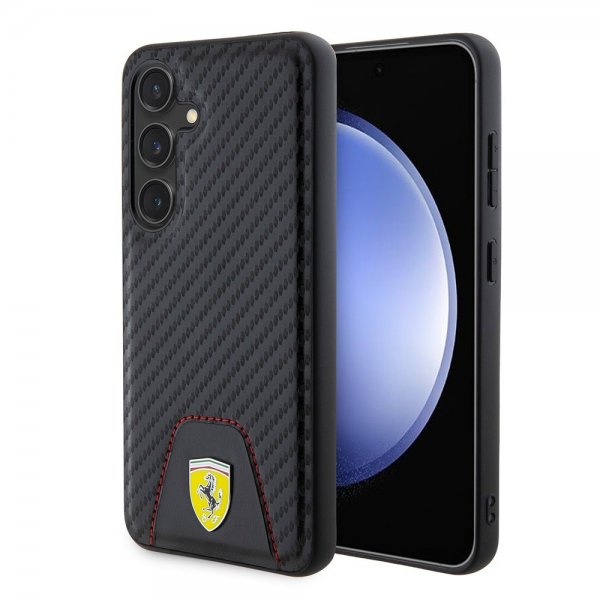 Ferrari Samsung Galaxy S24 Carbon & Stripe Svart
