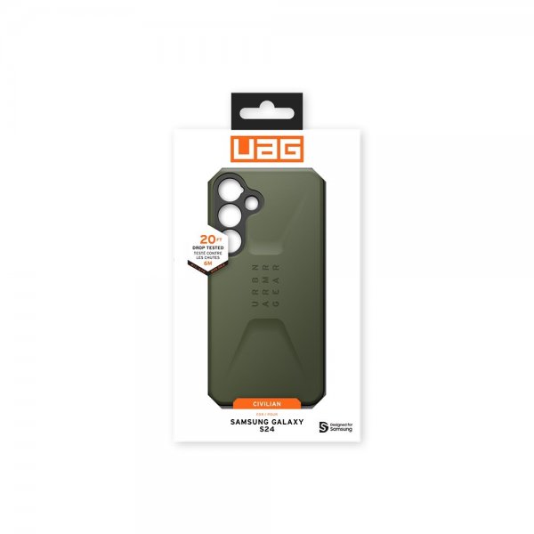 Urban Armor Gear (UAG) Samsung Galaxy S24 Deksel Civilian Olive Drab
