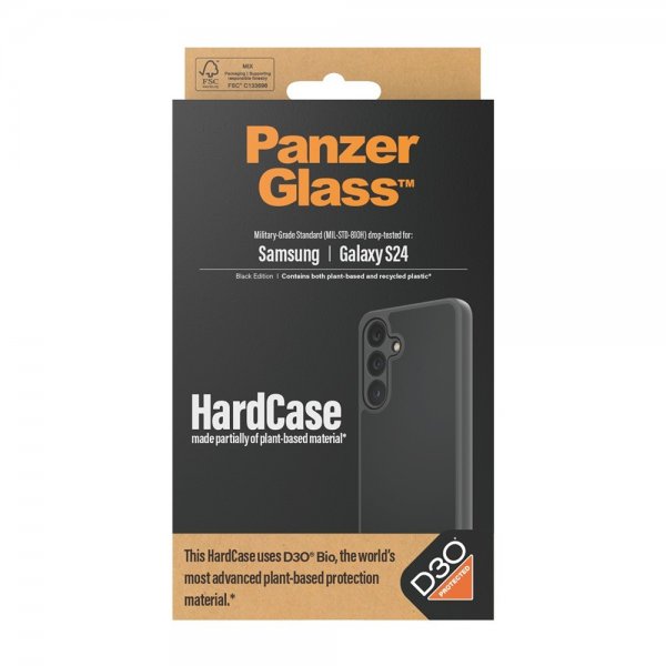 PanzerGlass Samsung Galaxy S24 Deksel HardCase D3O Svart