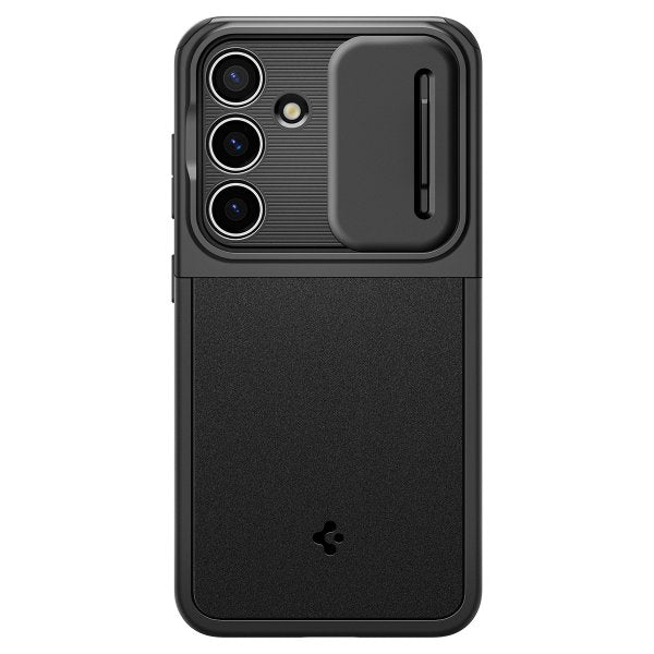 Spigen Samsung Galaxy S24 Deksel Optik Armor Svart