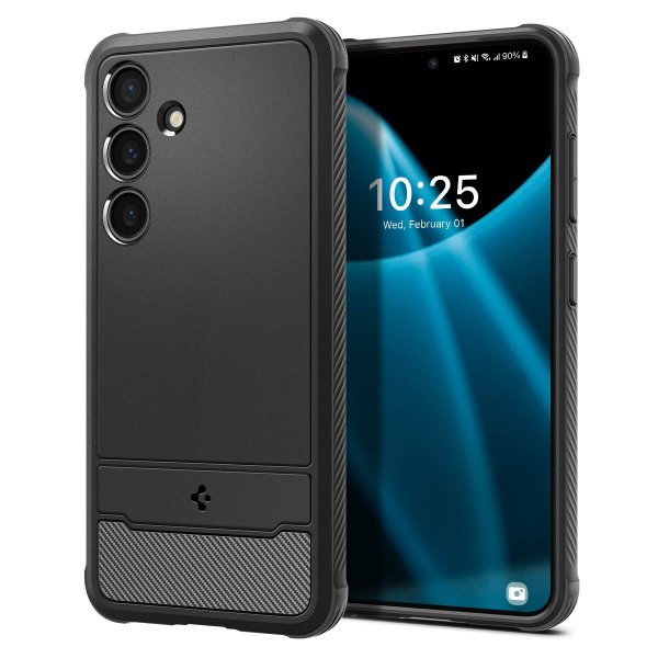 Spigen Samsung Galaxy S24 Deksel Rugged Armor Matte Black