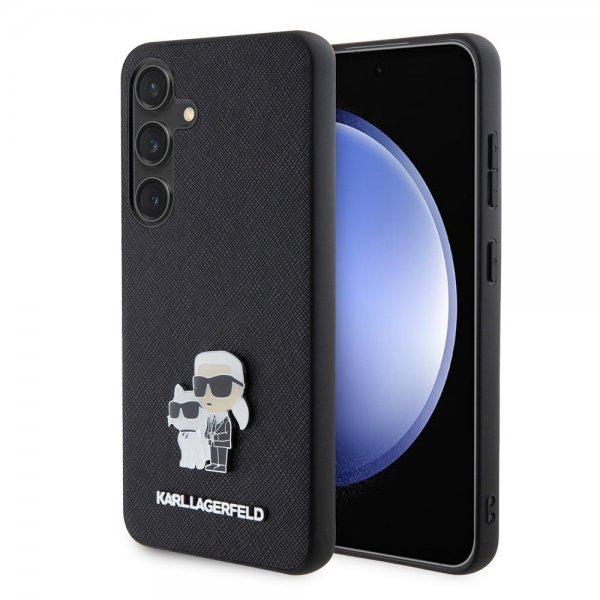 Karl Lagerfeld Samsung Galaxy S24 Saffiano Karl & Choupette Svart