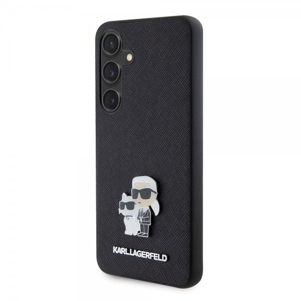 Karl Lagerfeld Samsung Galaxy S24 Saffiano Karl & Choupette Svart