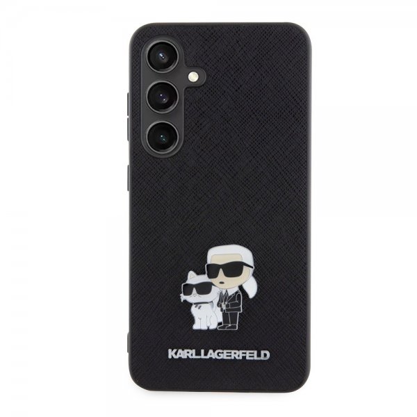 Karl Lagerfeld Samsung Galaxy S24 Saffiano Karl & Choupette Svart