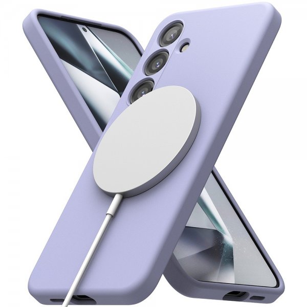 Ringke Samsung Galaxy S24 Silicone Magnetic Lavendel