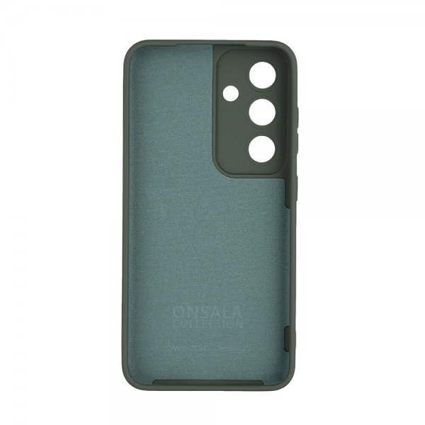 Onsala Samsung Galaxy S24 Deksel Silikon Olive Green