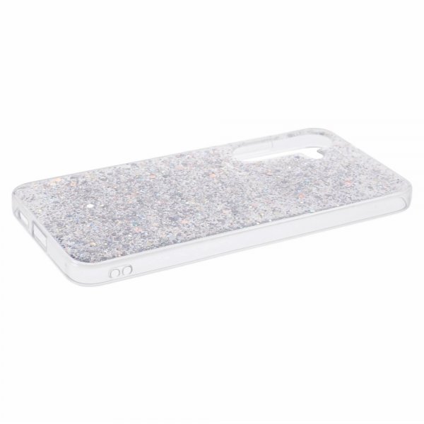 Nordic Covers Samsung Galaxy S24 Deksel Sparkle Series Stardust Silver
