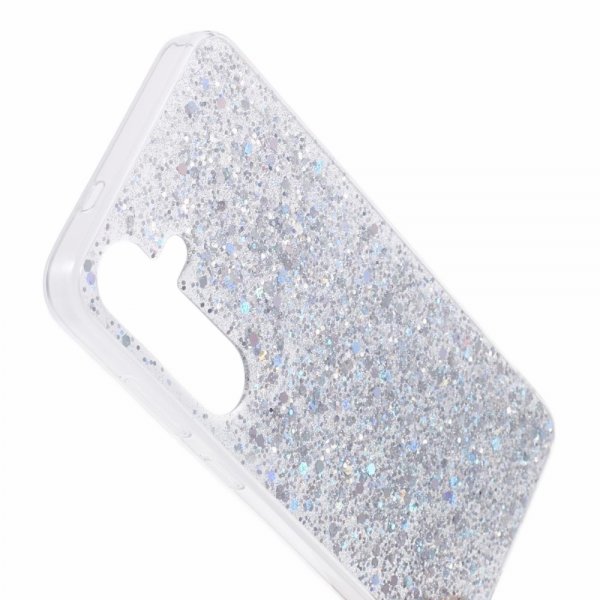 Nordic Covers Samsung Galaxy S24 Deksel Sparkle Series Stardust Silver