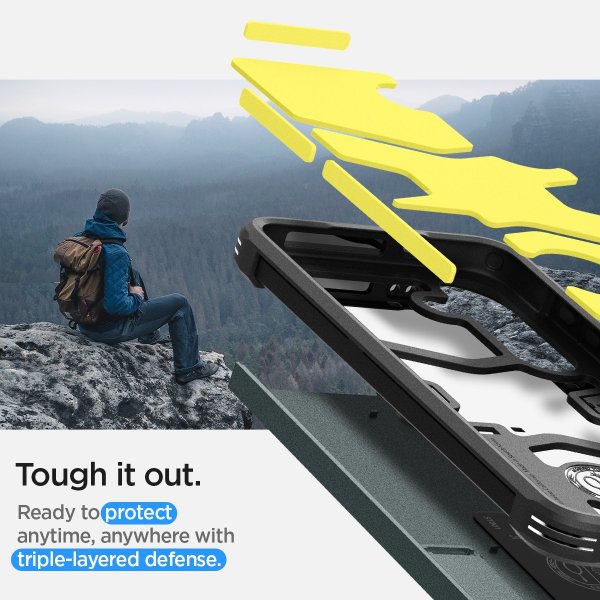 Spigen Samsung Galaxy S24 Deksel Tough Armor Abyss Green