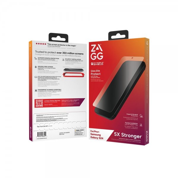 Zagg InvisibleShield Samsung Galaxy S24 Skjermbeskytter Glass Elite