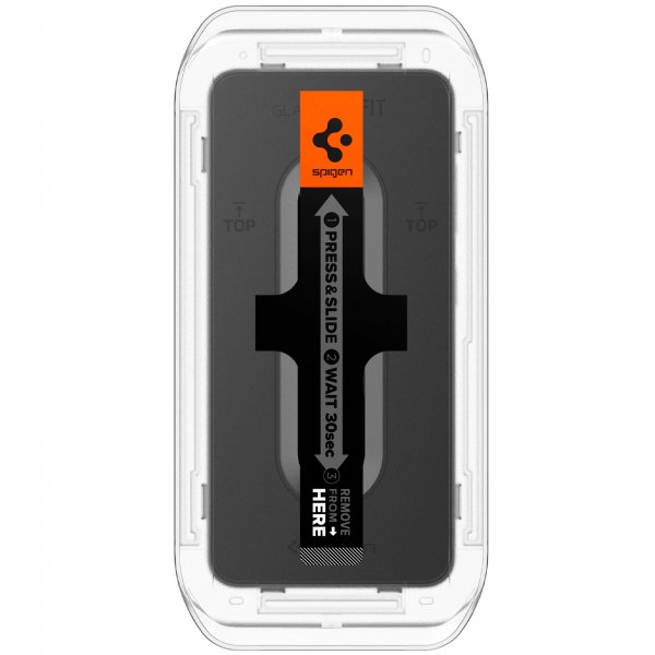 Spigen Samsung Galaxy S24/Galaxy S25 Skjermbeskytter GLAS.tR EZ Fit 2-pakning