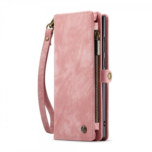 CaseMe Samsung Galaxy S24 Ultra Etui 008 Series Avtakbart Deksel Rosa
