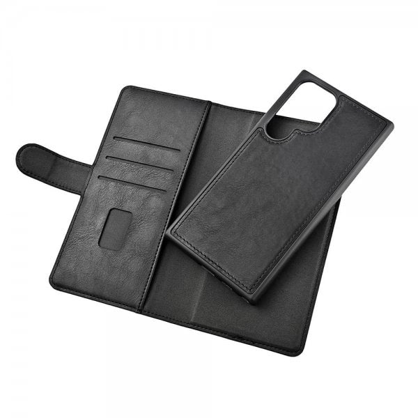 Gear Samsung Galaxy S24 Ultra Etui 3 Kortlomme Avtakbart deksel Svart