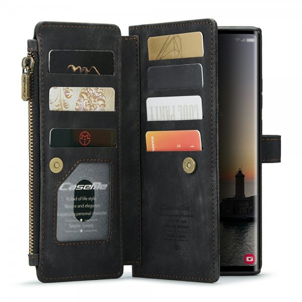 CaseMe Samsung Galaxy S24 Ultra Etui C30 Series Svart