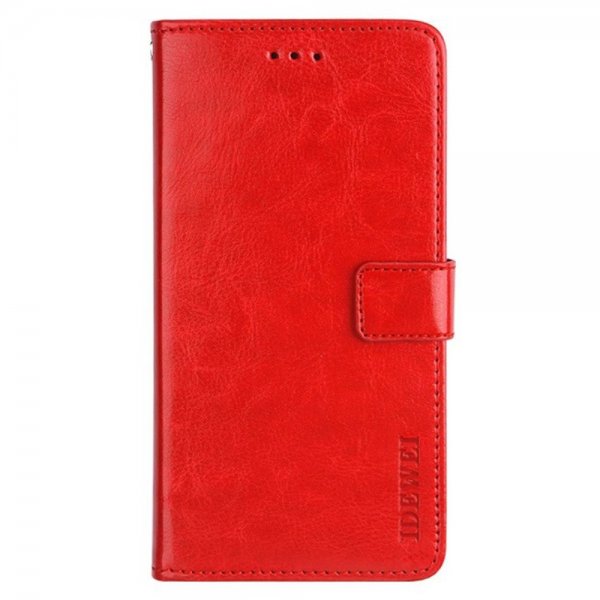 Samsung Galaxy S24 Ultra Etui Skinntekstur Rød