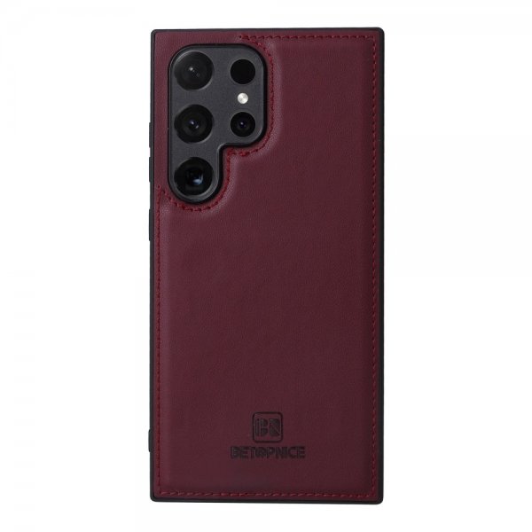 Betopnice Samsung Galaxy S24 Ultra Etui Avtagbart Deksel 005 Rød
