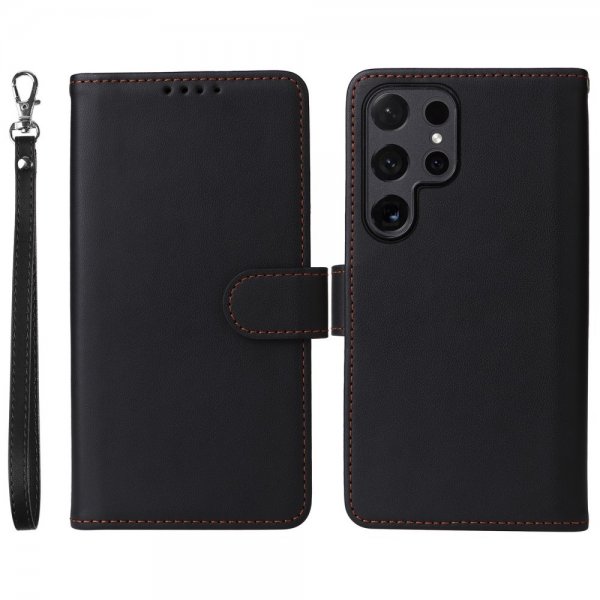Betopnice Samsung Galaxy S24 Ultra Etui Avtagbart Deksel 005 Svart