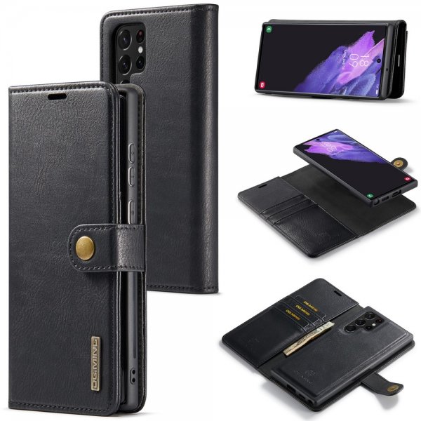 Dg.Ming Samsung Galaxy S24 Ultra Etui Avtagbart Deksel Svart