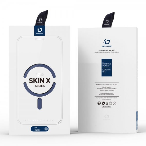 Dux Ducis Samsung Galaxy S24 Ultra Etui Skin X Pro Series Kickstand MagSafe Blå