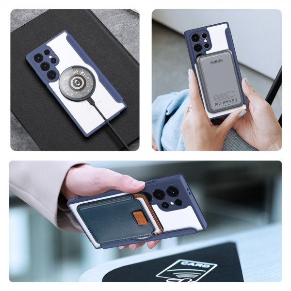 Dux Ducis Samsung Galaxy S24 Ultra Etui Skin X Pro Series MagSafe Blå