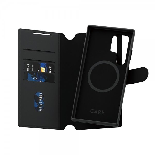 CARE by PanzerGlass Samsung Galaxy S24 Ultra Etui Tango Two-in-One Wallet MagSafe Svart