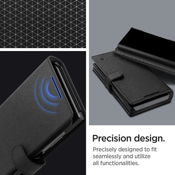 Spigen Samsung Galaxy S24 Ultra Etui Wallet S Plus Svart