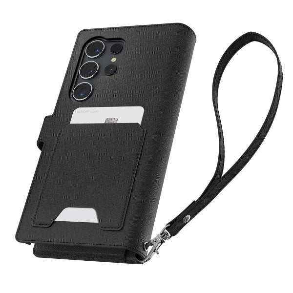 Spigen Samsung Galaxy S24 Ultra Etui Wallet S Plus Svart