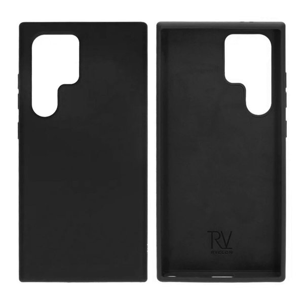 Rvelon Samsung Galaxy S24 Ultra Deksel Silikon Svart