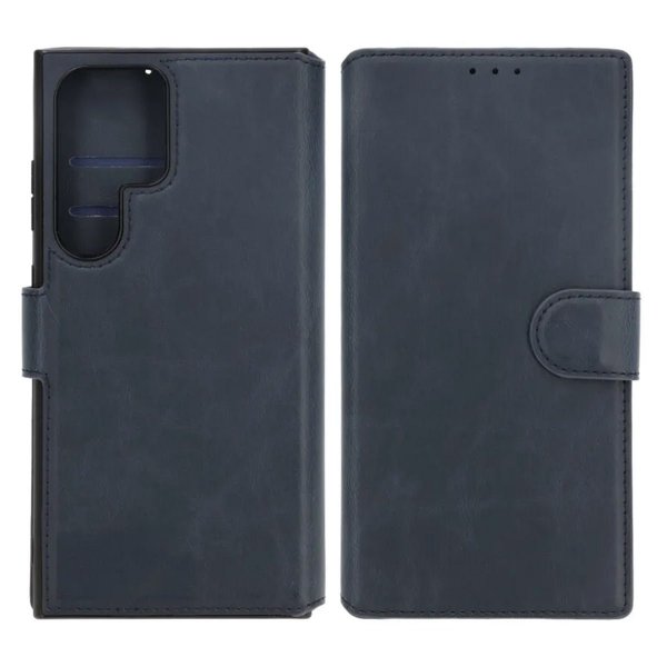 Rvelon Samsung Galaxy S24 Ultra Etui Detachable Wallet Case Blå