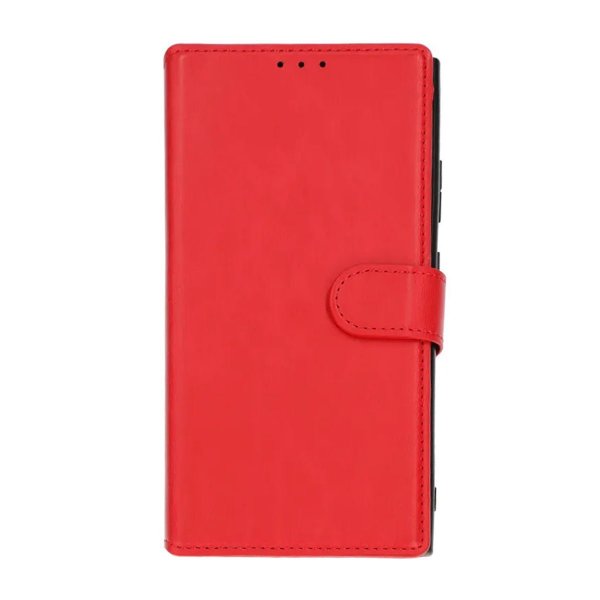 Rvelon Samsung Galaxy S24 Ultra Etui Detachable Wallet Case Rød