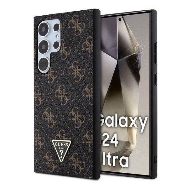 Guess Samsung Galaxy S24 Ultra 4G Print Grained Svart