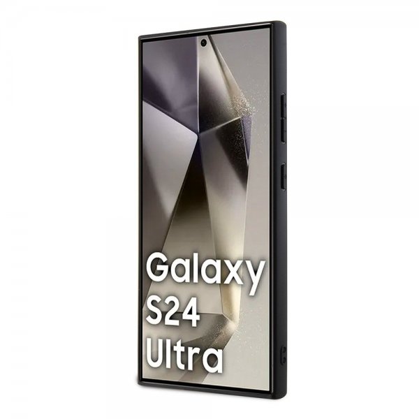 Guess Samsung Galaxy S24 Ultra 4G Print Grained Svart