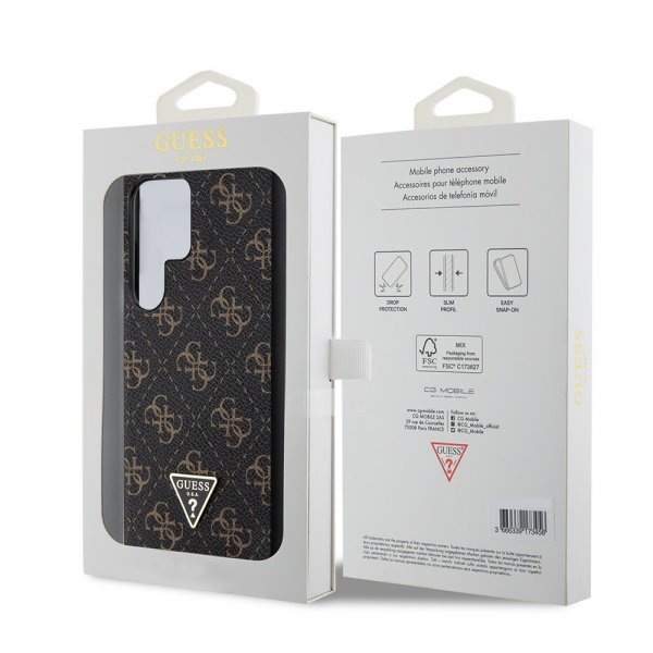 Guess Samsung Galaxy S24 Ultra 4G Print Grained Svart