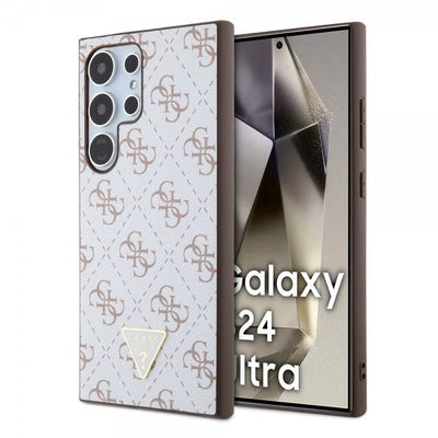 Guess Samsung Galaxy S24 Ultra 4G Print Grained Hvit