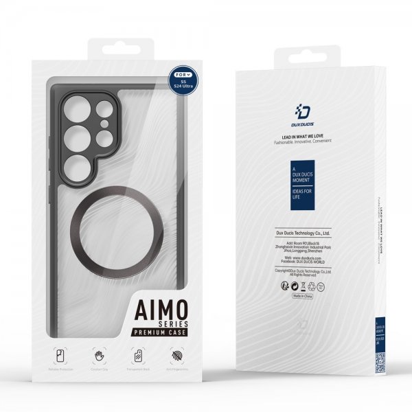 Dux Ducis Samsung Galaxy S24 Ultra Deksel Aimo Series MagSafe Svart