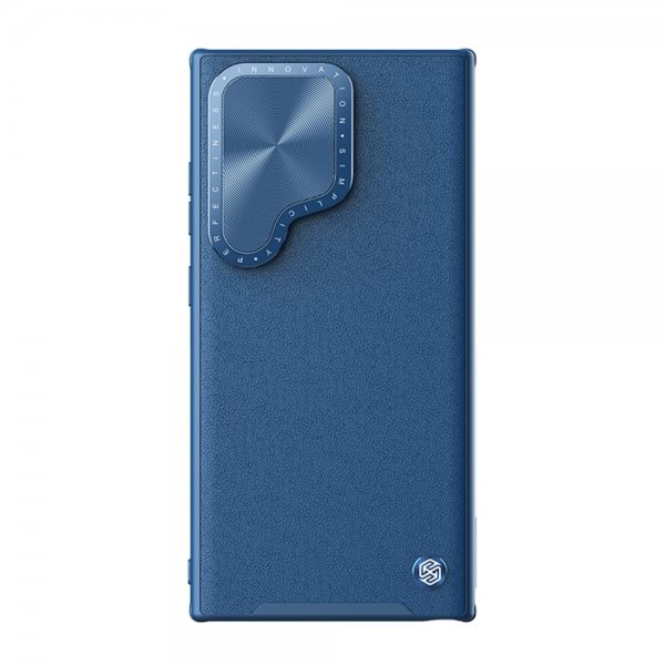 Nillkin Samsung Galaxy S24 Ultra Deksel CamShield Prop Leather Blå