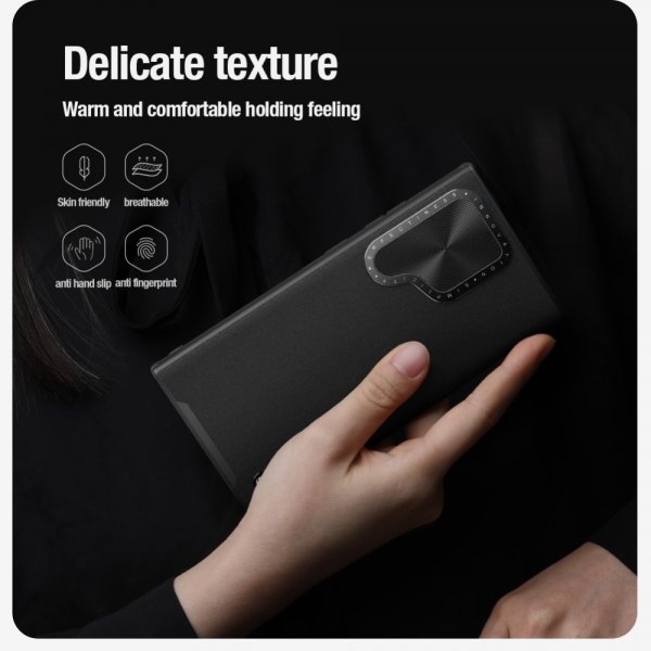 Nillkin Samsung Galaxy S24 Ultra Deksel CamShield Prop Leather MagSafe Svart