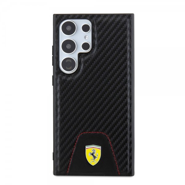 Ferrari Samsung Galaxy S24 Ultra Carbon & Stripe Svart