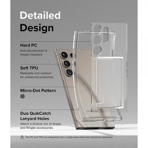 Ringke Samsung Galaxy S24 Ultra Fusion Card Clear