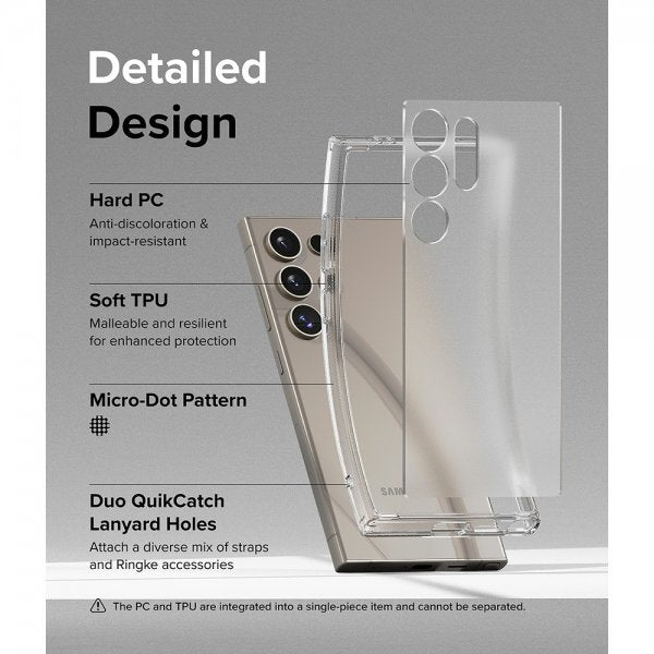 Ringke Samsung Galaxy S24 Ultra Fusion Matte Clear