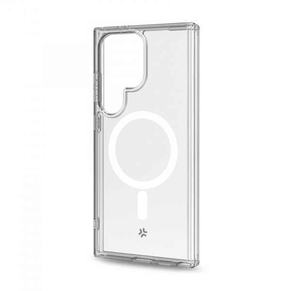 Celly Samsung Galaxy S24 Ultra Deksel GELSKINMAG MagSafe Transparent