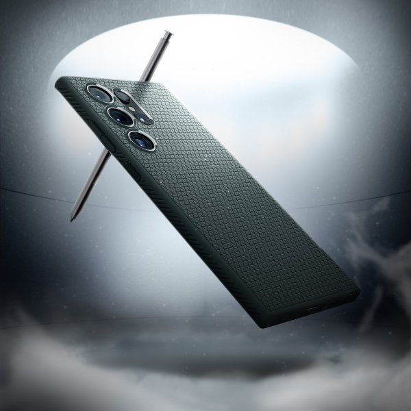 Spigen Samsung Galaxy S24 Ultra Deksel Liquid Air Abyss Green