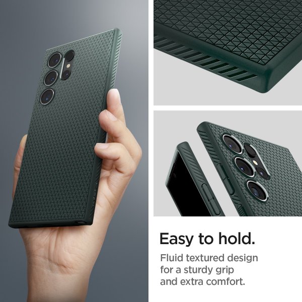 Spigen Samsung Galaxy S24 Ultra Deksel Liquid Air Abyss Green