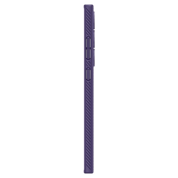 Spigen Samsung Galaxy S24 Ultra Deksel Liquid Air Deep Purple