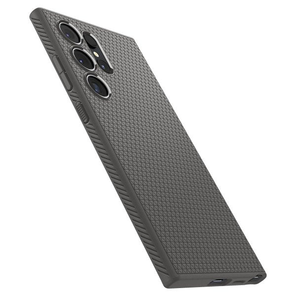 Spigen Samsung Galaxy S24 Ultra Deksel Liquid Air Marble Grey