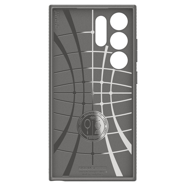 Spigen Samsung Galaxy S24 Ultra Deksel Liquid Air Marble Grey