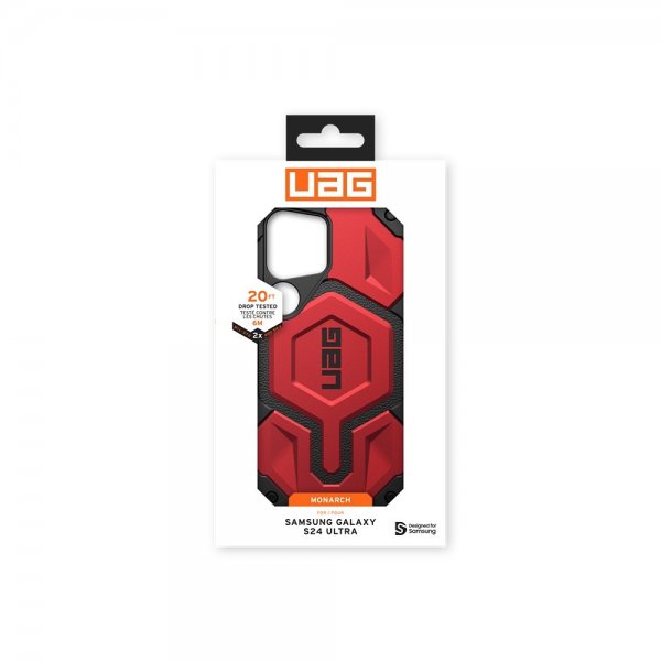 Urban Armor Gear (UAG) Samsung Galaxy S24 Ultra Deksel Monarch Crimson